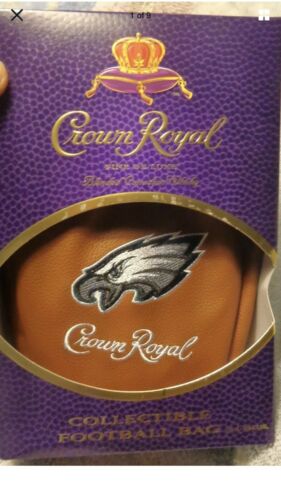 Football Limited Edition Philadelphia Eagles Crown Royal Bag And Box With